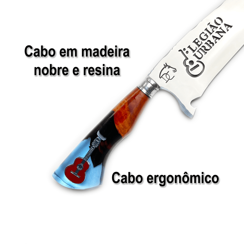 Faca Churrasco Artesanal 10" Legião Urbana