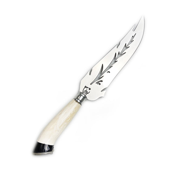 Faca Churrasco Artesanal 8" Folha