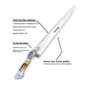 Faca Churrasco Artesanal Língua de Chimango 14" 01