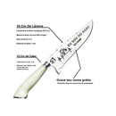 Faca Churrasco Artesanal 8" Eu Sou Do Agro