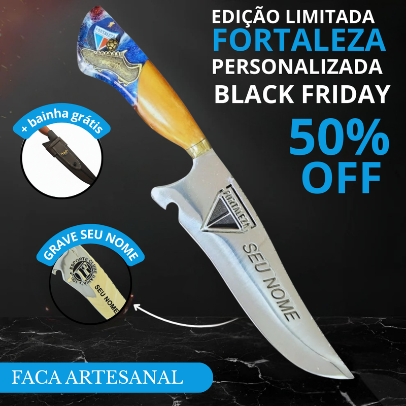 Faca De Churrasco Do Fortaleza - Personalizada