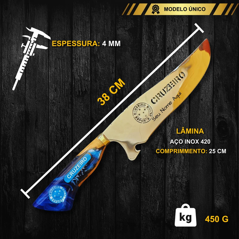 Faca De Churrasco Do Cruzeiro- Personalizada
