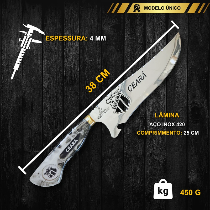 Faca De Churrasco Do Ceará- Personalizada